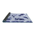 thumbnail image 2 of Ahgly Company Indoor Rectangle Abstract Blue Modern Area Rugs, 2' x 4', 2 of 4