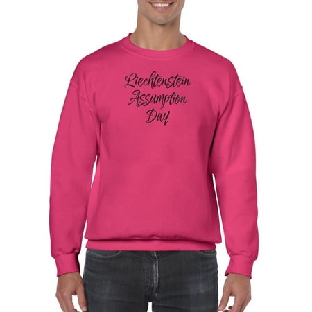 Liechtenstein Assumption Day. Sweatshirt Men -Image by Shutterstock Male x-Large