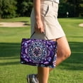 thumbnail image 3 of KUIFORTI Purple Mandala Golf Seat Covers for Cart Travel Sports Golf Cart Accessories Soft Washable Fits for EZGO, Yamaha, Club Car and More 2 Seats Golf Carts, 3 of 7