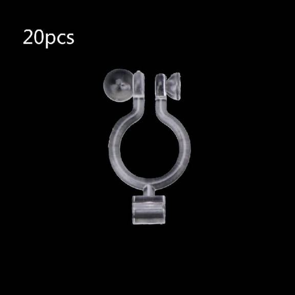 Comfortable 20 Pcs Invisible Clip-on Earring Converters Non Pierced Ears Jewelry