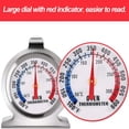 thumbnail image 3 of GJX 2026 New Oven Thermometer Grill Fry Chef Smoker Instant Read Thermometer Stainless Steel Kitchen Thermometer for Bbq, Oven, Stove, Grill, Smoker Cooking (1Pcs), 3 of 4