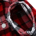thumbnail image 4 of Camiseta Con Solapa A Cuadros Para Cachorros Camiseta Para Perros Ropa Para Perros New Small Pet Dog Puppy Plaid T Shirt Lapel Coat Cat Jacket Ropa Disfraz Red S EOTVIA No, 4 of 7