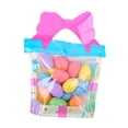 thumbnail image 2 of Huevos de Pascua decorativos multiusos para manualidades, decoración de huevos de espuma resistente para rellenos de jarrones, decoración del hogar, Moteos dorados, 2 of 8