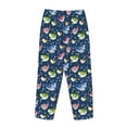 thumbnail image 5 of Naloa Colorful Cartoon Shark Print Women’s Ultra-Soft Comfy Pajama Lounge Pants with Pockets & Drawstring, 5 of 8