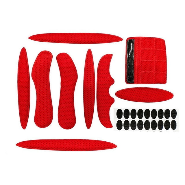 Almohadilla de barbilla moldeada por prensado en caliente para forro de casco de montar, almohadilla interior de esponja para casco de bicicleta y motocicleta