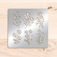 thumbnail image 3 of Spring Flower Metal Stencils Floral Vine Templates for Wall Canvas Painting and Bullet Journaling Crafts, 3 of 9