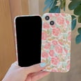 thumbnail image 6 of Beautiful Full Screen Roses Flowers Phone Case Compatible with iPhone Case for Women Girls (Pink,iPhone 12), 6 of 6