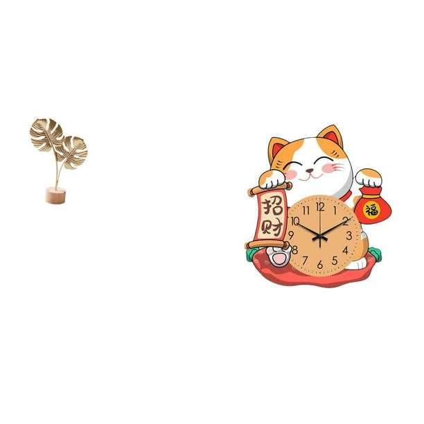 Escultura De Hoja De Metal Con Forma De Gato, Reloj De Pared, Figura Con Forma De Hoja, Artesanía, Adorno Creativo Nórdico, Escultura Abstracta Para Mesa, Fiesta, Decoración Del Hogar Para