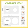thumbnail image 3 of 50 Pcs Coin Flips, 25mm 40mm Cardboard Coin Holder, Heavy Duty Anti-Tear Cardboard for Coin Collection, Display Organizer with Film Window for Coin Collectors, Hobby and Numismatics Use,25mm, 3 of 7