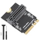 thumbnail image 1 of Tarjeta adaptadora NVME SSD a M.2 Key AE, convertidor de red de instalación Vertical para tipo 2280, 1 of 8