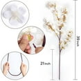thumbnail image 5 of 3 Pcs Artificial Cherry Blossom Tree Stems, Silk Cherry Blossom Branches, Faux Cherry Flowers Vase Arrangements for Home Wedding Party Table Centerpieces Spring Summer Decor (White), 5 of 9