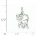 thumbnail image 2 of 925 Sterling Silver Cat Charm Pendant, 2 of 5
