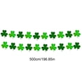 thumbnail image 3 of Deeceymbur 20 Pcs St Patricks Day Party Set Disposable Paper Plates Napkins Cups Clover Design Green Themed Tableware, 3 of 6