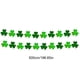thumbnail image 3 of St. Patrick's Day Tableware Set, Green Lucky Shamrock and Plaid Disposable Plates, Cups, Napkins, Forks, Spoons, Knives, Straws, Banner for St. Paddy's Day, Irish-Themed Birthday Party Supplies, 3 of 7