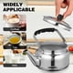 thumbnail image 5 of Tetera de acero inoxidable para cocina con mango antiescaldaduras para comedor y cocina., 5 of 5