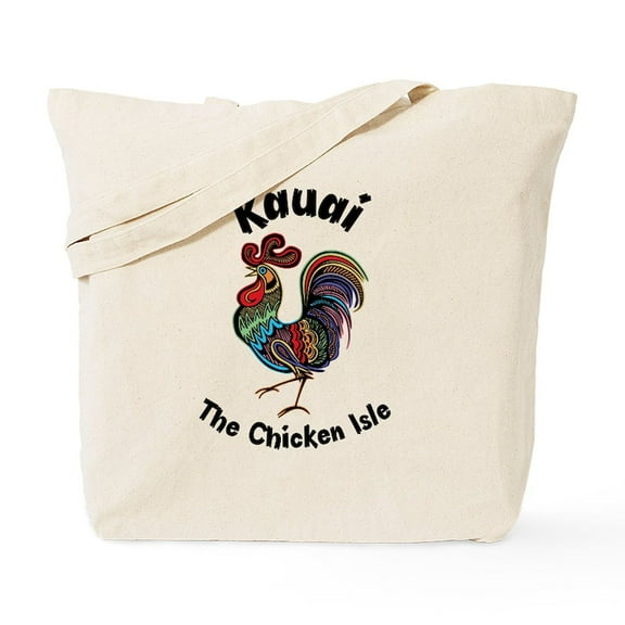 CafePress - Kauai The Chicken Isle Tote Bag - Unisex Canvas Tote Bag, Beige, 1-Piece