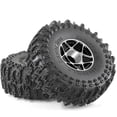 thumbnail image 5 of 4pcs 63mm Beadlock Wheel Tire Set for 1/18 1/24 RC Parts Black, 5 of 5
