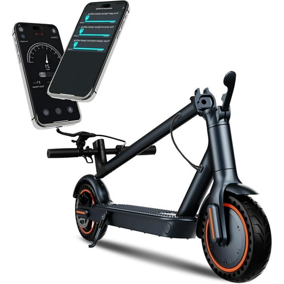 HILLVIGO Foldable Electric Scooter for Adults, 500W Peak Motor, 8.5" Flat-Free Tires,19 MPH & 20 Miles Range Commuting escooter with App