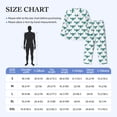 thumbnail image 4 of Yiaed Cartoon Shark Print Men’s Pajamas Set - Long Sleeve Button Down Sleep Shirt and Pajama Bottoms Sleepwear Set Mens Pjs Sets Men's Pajama Bottoms-, 4 of 7