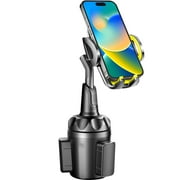 TOPGO Cup Holder Phone SE33Mount, [Secure & Stable] Cup Holder Phone Holder for Car Cell Phone Automobile Cradle for iPhone14, Samsung and More Smart Phone -Yellow