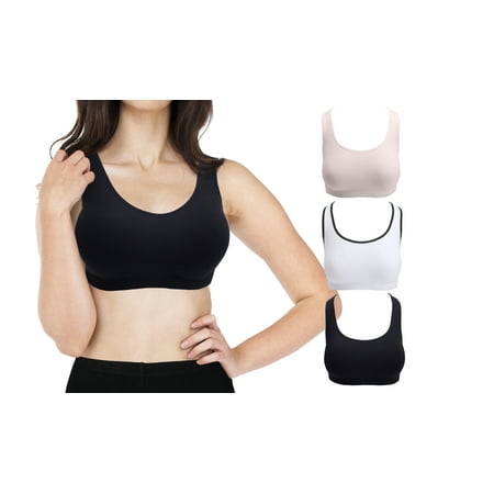 

Women s Athletic Padded Sports Bra | 3 Pack