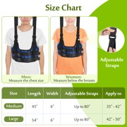 MybowBack Stretcher Decompression Belt, Blue and Black