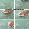 thumbnail image 6 of Vinyl Tablecloth with Flannel Backed Waterproof Oil-Proof PVC Table Cloth Stain-Resistant Wipeable Easy Care Table Cover for Indoor and Outdoor, 6 of 6