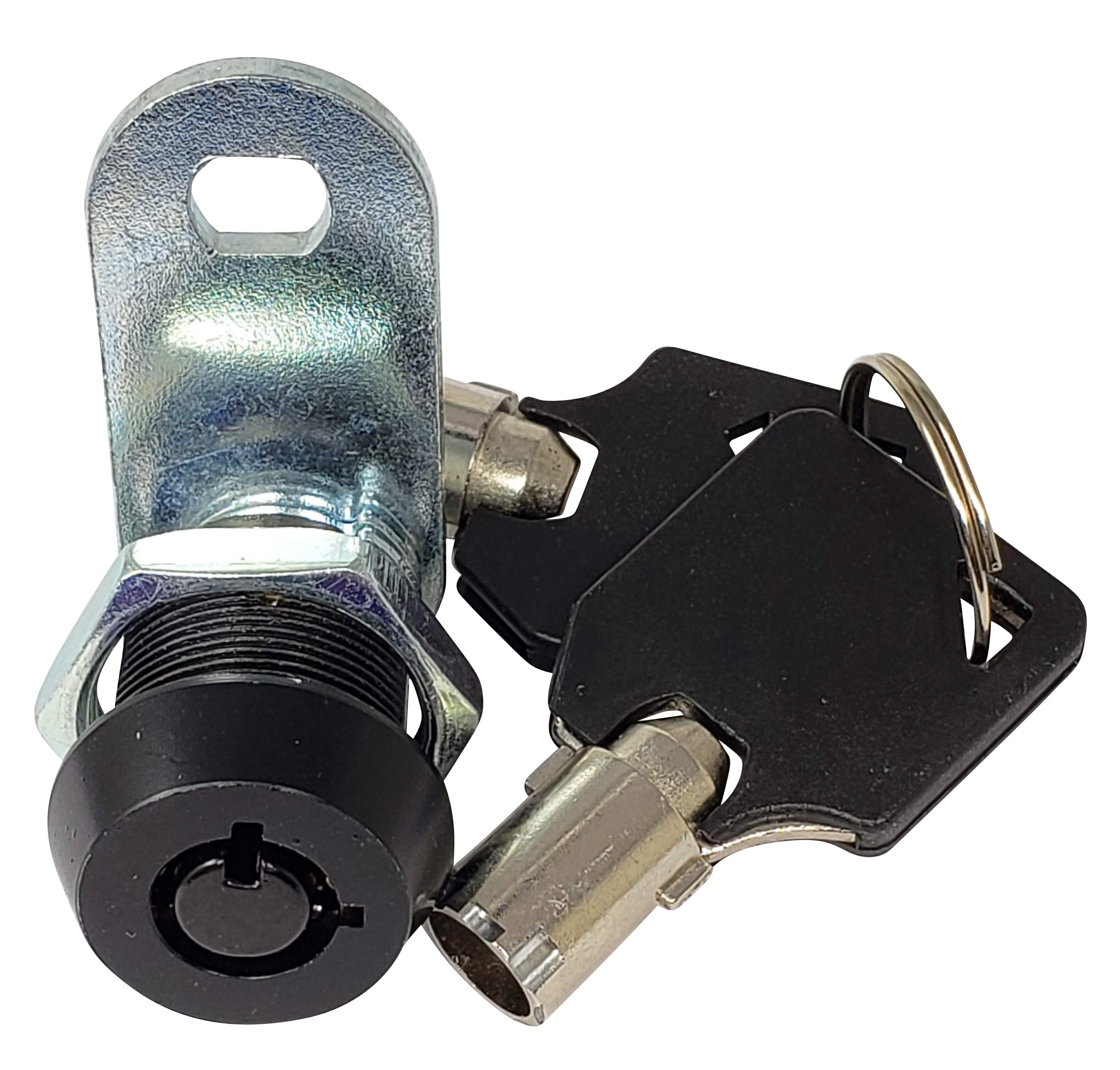 Details about   Homak Tool box lock 5/8" Tubular Cam Lock 90 degree hook cam replacement lock 