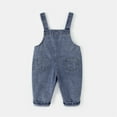 thumbnail image 5 of TOOYOU Boys Pants Children Toddler Kids Baby Cute Denim Overalls Suspender Pants Size 12-18 Months , Blue, 5 of 9