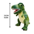 thumbnail image 3 of Soft Dinosaur Plush Stuffed Animal Toys, 10-12 Inch Realistic Dino Figures for Kids Birthday, Cute Triceratops T-Rex Peluche Gifts, 3 of 8