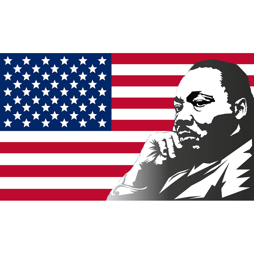 Martin Luther King Day Mlk Memorial Vivid Imagery20 Inch By 30 Inch