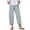 Green, variant on Joggers for Women with Pockets, Elastic High Waist Sweat Pants, Solid Activewear Jogger Workout Yoga Pants, Loose Lounge Pants Summer Trousers Cotton Linen Pants Blue S