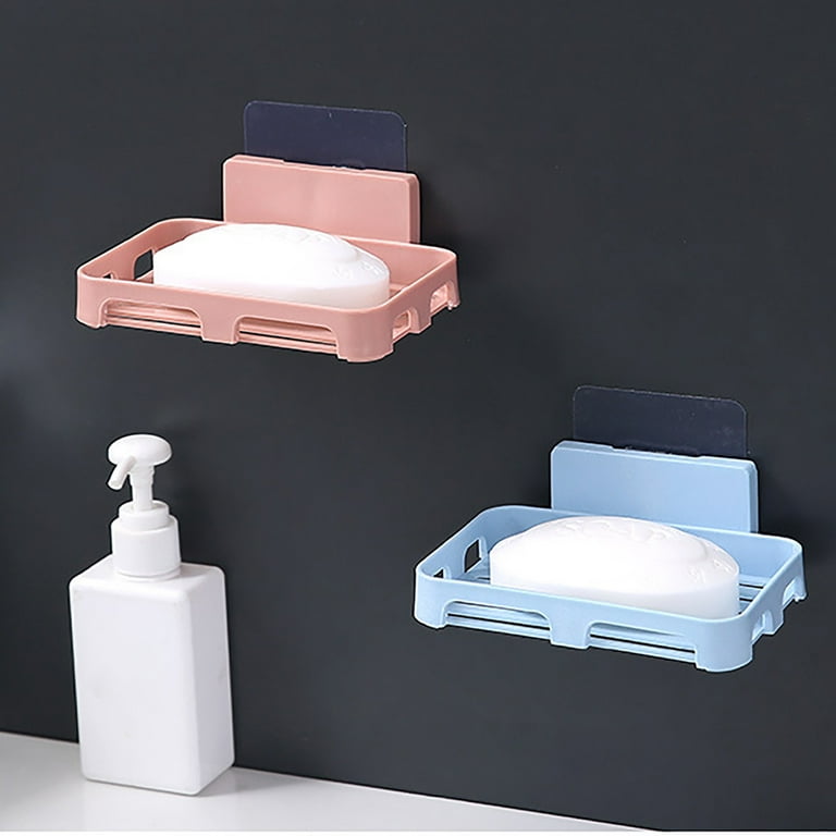 Noarlalf Storage Shelf Soap Dish for Shower Soap Dishes Soap Savers for Bar Soap  Soap Bar Holder Shower Soap Holders Easy to Clean Keeps The Soap Dry  Kitchen Shelf 13*9*3 