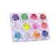 thumbnail image 5 of Mezclados De Alto Brillo Reflectante Láser Brillo Lentejuelas Uñas Arte Pigmento Decoración Manicura Para Belleza Hecha A Mano Casera 12 Colores Kearding CE002903-00, 5 of 7