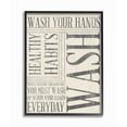 thumbnail image 2 of Stupell IndustriesStupell Industries Wash Your Hands Typography Bathroom Wall ArtFramed Wall Art by Sd Graphics Studio, 2 of 5