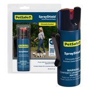 PetSafe SprayShield Animal Deterrent w/ Belt Clip, Citronella Dog Repellent Spray, 2.1 oz