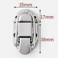 thumbnail image 6 of 4Pcs Vintage Metal Box Lock Hasp Latch Clasp Toggle Buckle for Jewelry Box Case, 6 of 6