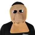 thumbnail image 3 of Máscara De Soldadura Marrón, Máscaras Protectoras De Soldadura De Cuero De Vaca Resistentes Al Calor Para Operación De Soldadura Eléctrica, 1 Ud., 3 of 8