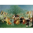 thumbnail image 2 of Rousseau, Henri 24x18 White Modern Wood Framed Museum Art Print Titled - A Centennial of Independence, 2 of 4