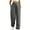 Dark Gray, variant on Sodopo Women's Sweatpants Women's Fashion Solid Color Elastic Waist Close Slant Pocket Sweatpants Trousers