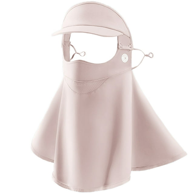 Pasamontañas reutilizable para exteriores con protección solar UPF 50 para mujer, para golf, deportes, protección UV, para ciclismo