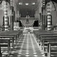 thumbnail image 2 of Blaustein, Alan 12x12 Black Ornate Wood Framed with Double Matting Museum Art Print Titled - Liguria Church Interior - 1, 2 of 4