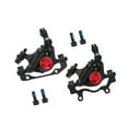 thumbnail image 1 of Frenos de disco hidráulicos delanteros y traseros, línea de tensión ajustable, pinzas de freno de tracción para bicicletas eléctricas, componentes de Negro, 1 of 8