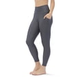 thumbnail image 2 of Kadi High Waisted Legging with Side Pockets, 7/8 Length Large Charcoal, 2 of 5