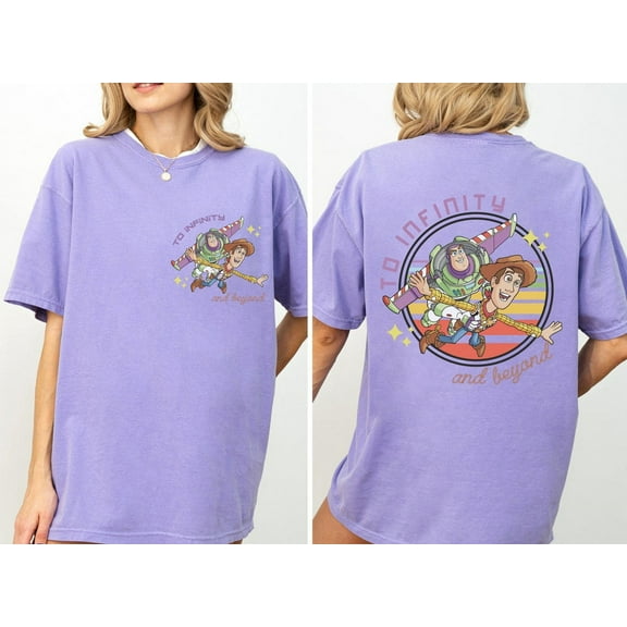 Comfort Colors To Infinity and Beyond, Vintage Toy Story Shirt, Toy Story Land Shirt, Disneyland Shirt, Disney Family Shirts