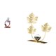 thumbnail image 5 of Figura De Hoja De Resina Con Diseño Abstracto. Escultura Moderna Coleccionable. Adorno Decorativo Para Dormitorio, Oficina, Tienda, Estantería O Como Regalo Navideño., 5 of 8