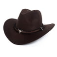 thumbnail image 1 of Metal Head Western Cowboy Hat, 1 of 1