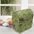 thumbnail image 4 of Italy Lounger Chair Bag, Mediterranean Olive Branches with Leaves Designed in Shades of Green, High Capacity Storage with Handle Container, Lounger Size, Pale Camel and Multicolor, by Ambesonne, 4 of 5