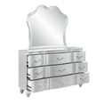 thumbnail image 5 of Eros Queen 5PC Bedroom Set with Manufactured Wood & Tufted Detailing in Silver, 5 of 17