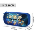 thumbnail image 3 of The Cuphead Show Mugman Pencilcase Large Capacity Pencase Double-layer Pen Bag Stationery Pouch Organizer Office Supplies Pencil Case, 3 of 8